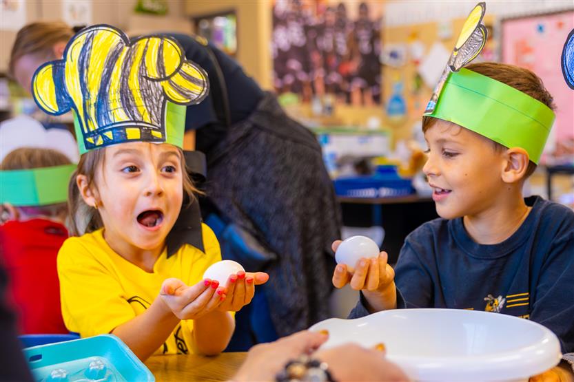 Fairview Elementary students make green eggs and ham
